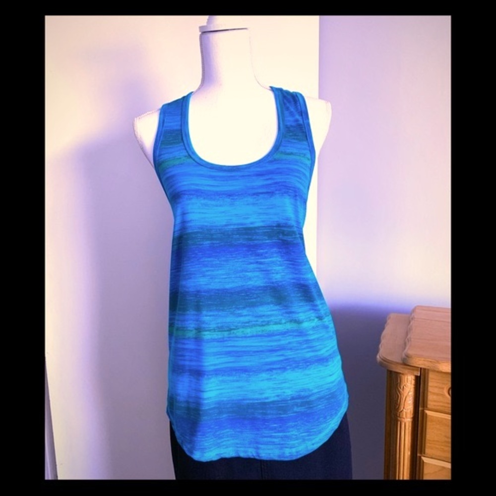 racerback tank turquoise Cheryl Burke